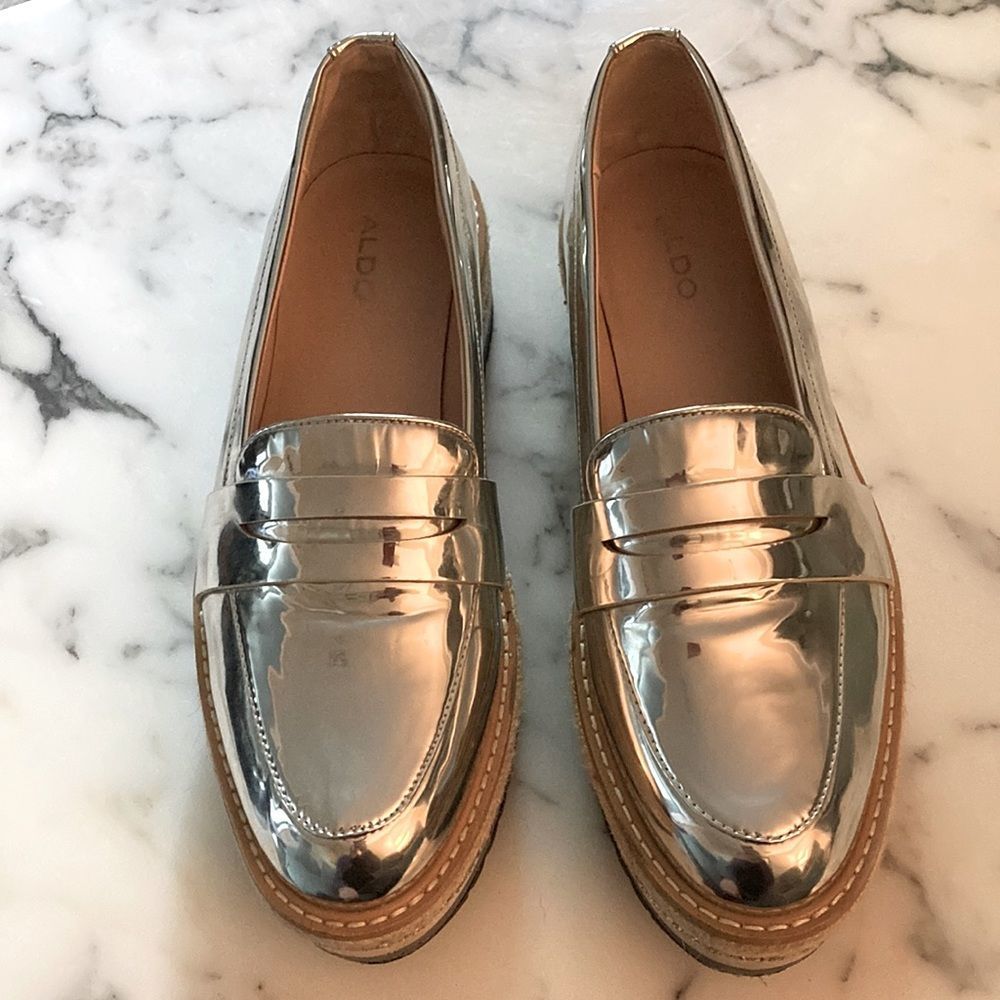 Aldo platform Loafers Sz 9